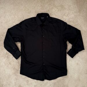 Van Heusen Black Dress Shirt